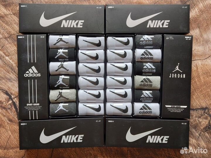 Носки Nike Adidas Jordan качество