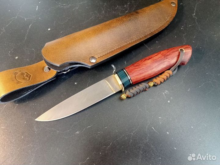 Нож ручной работы из кованой дамасской стали