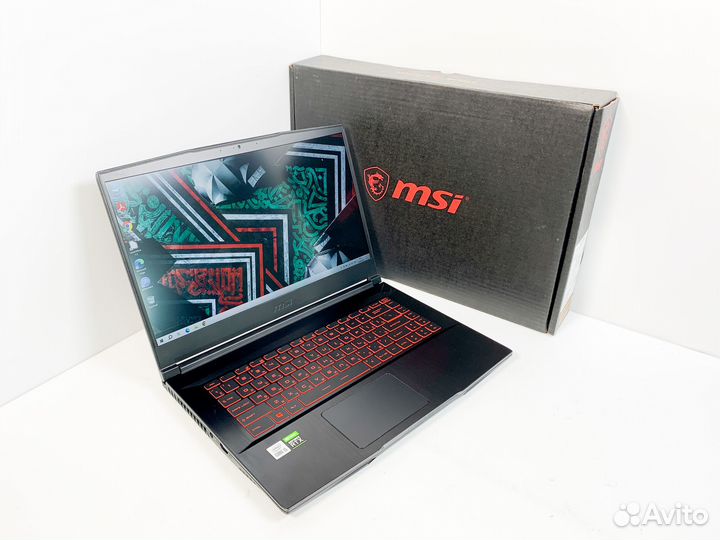 Игровой ноутбук MSI Core i5-10H/RTX3060/144Hz