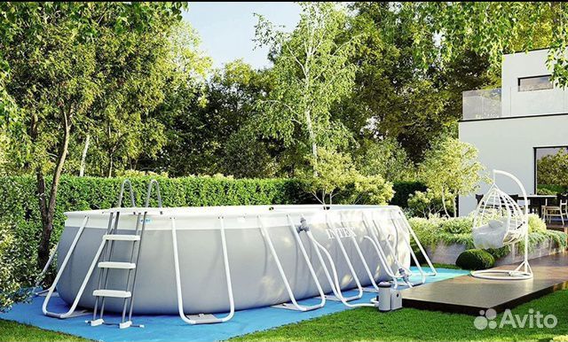 Каркасный бассейн 610x305x122