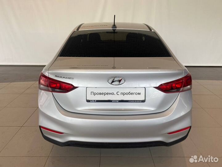 Hyundai Solaris 1.4 МТ, 2018, 62 588 км