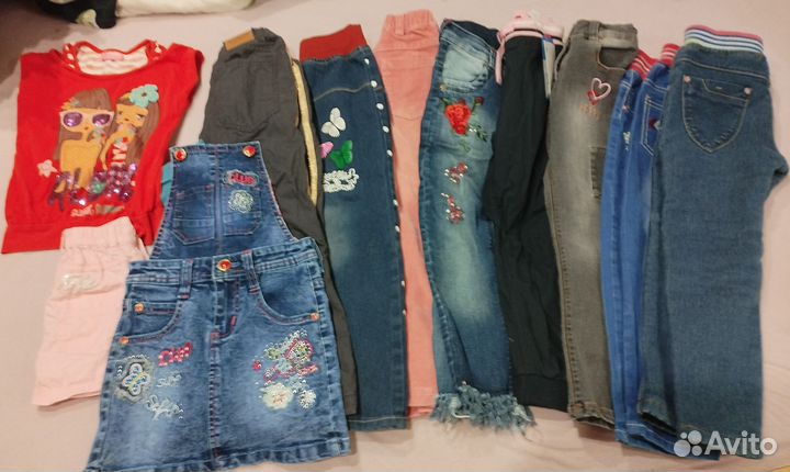 Вещи пакетом на девочку 110-116
