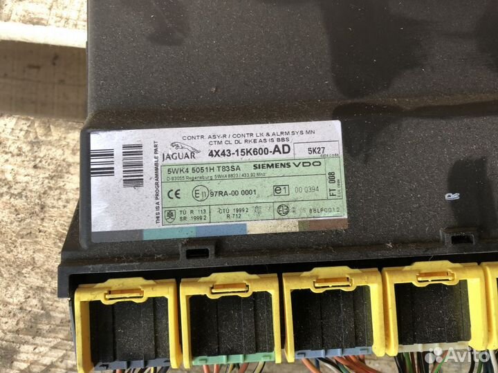 Блок комфорта jaguar x-type