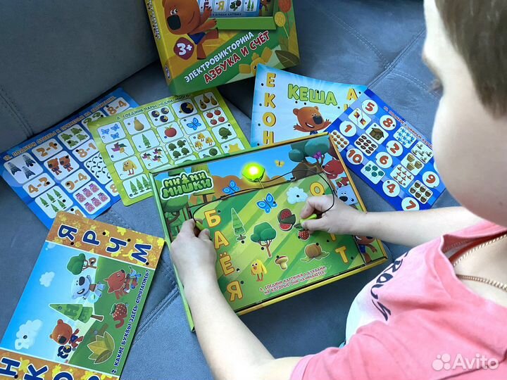 Электровикторина 2 шт Азбука и Счет и Развивашка