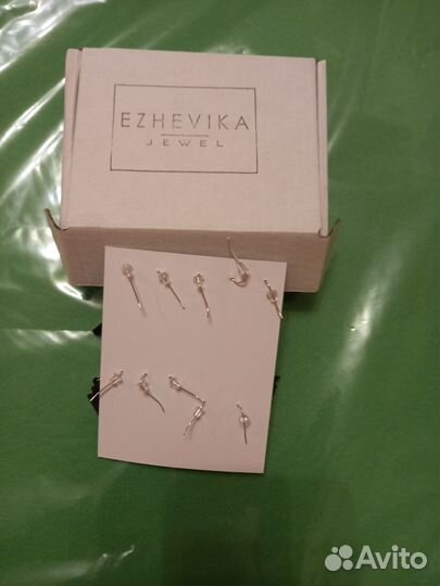 Новый набор сережек ezhevika