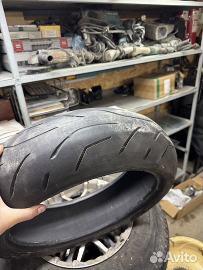Bridgestone battlax комплект 180/55 и 120/70