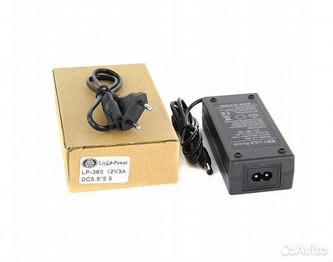 Блок питания Live-Power LP360 (5,5*2,5) 12V/3A