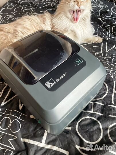 Принтер этикеток термотрансферный Zebra GK-420t