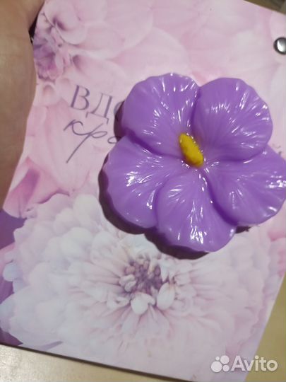 Мыло ручной работы цветы