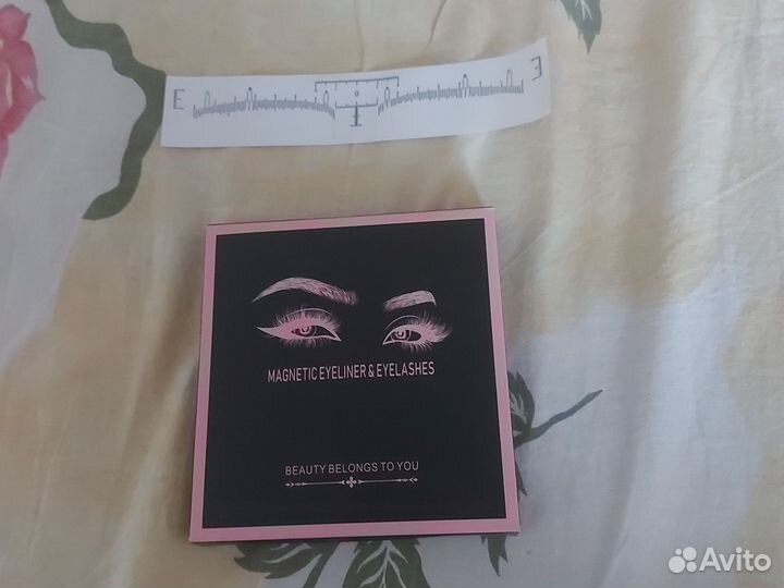 Продам магнитные ресницы и трафарет для бровей
