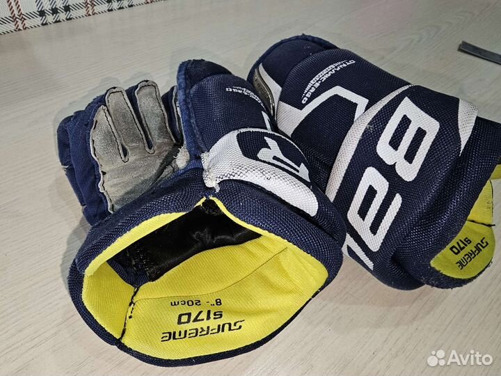 Краги хоккейные bauer 8