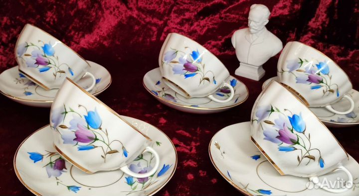 Сервизы лфз,статуэтки, чайные кофейные пары лфз