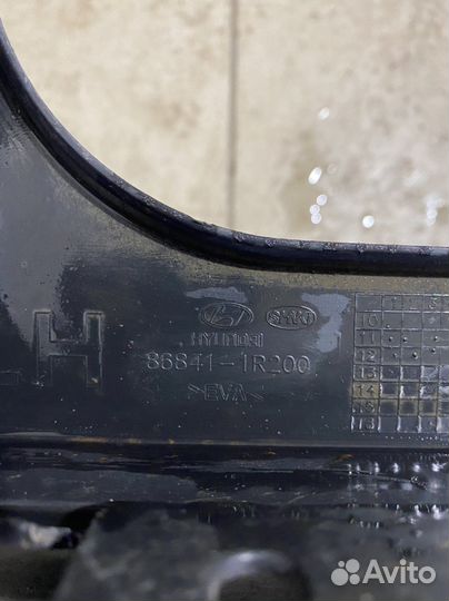 Брызговик задний левый хендай солярис хэтчбек