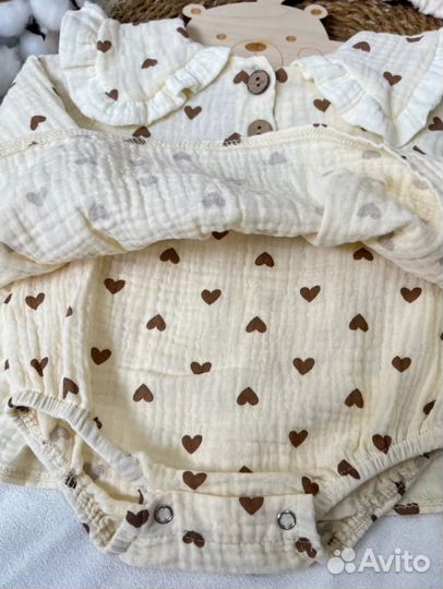 Платье боди Никифирята, для новорожденного