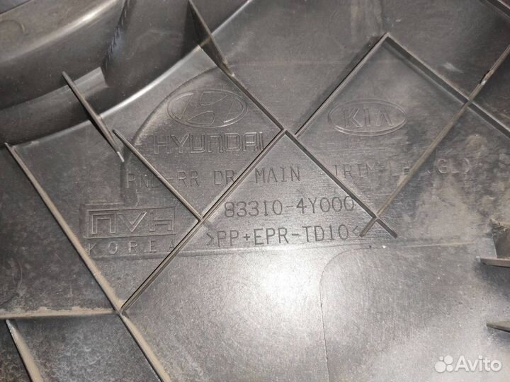 Обшивка двери задняя левая Kia Rio 3 седан 1.4