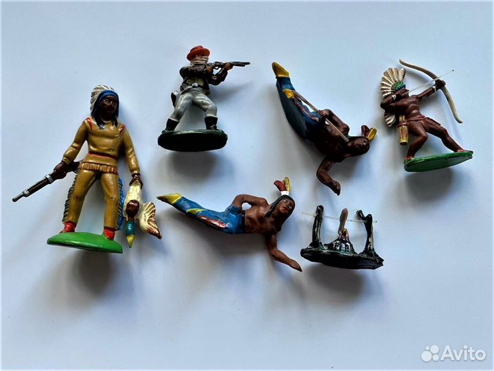 Индейцы и ковбои гдр-резина