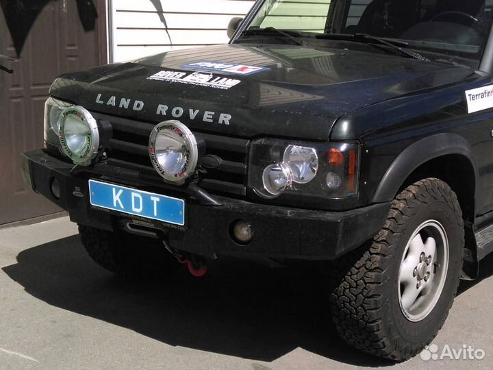 Передний силовой бампер без кенгурина алюминиевый