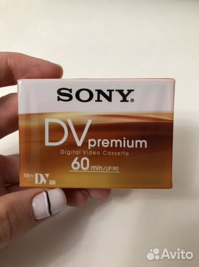 Видеокассета miniDV Sony DV Premium 60min