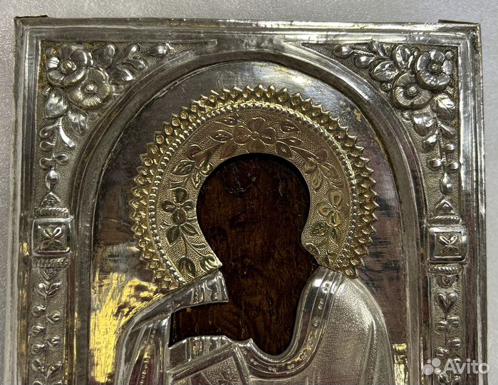 Икона Иоанн Богослов в Латунном Окладе