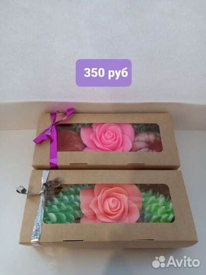 Сувениры, подарки на новый год из мыла, елка