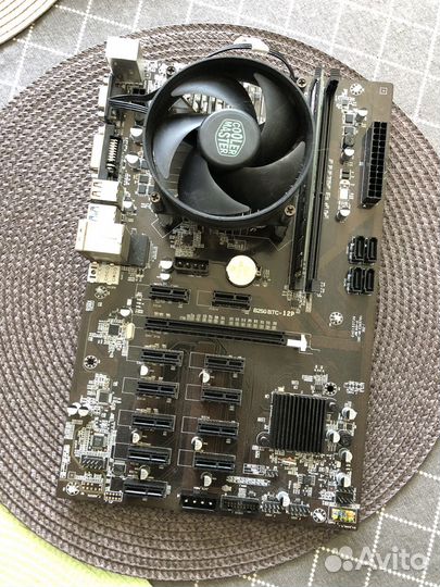 Материнская плата b250 btc-12p