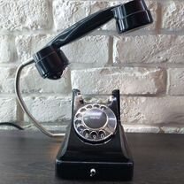 Старый телефон дисковый багта-50 светильник