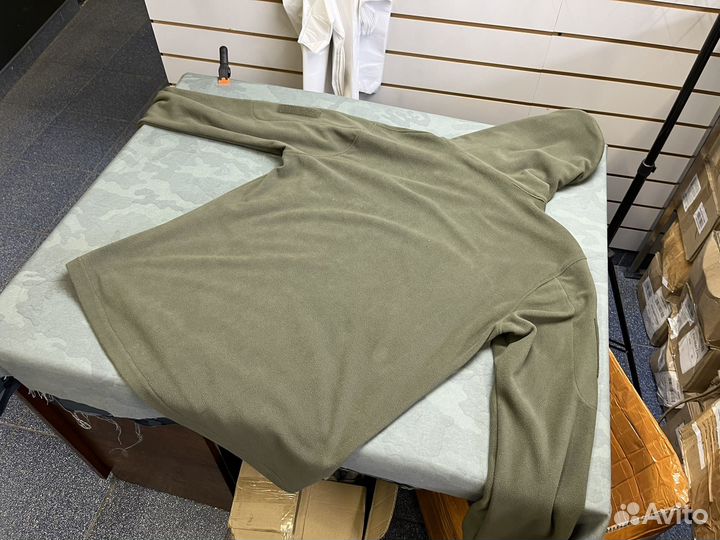 Куртка тактическая флисовая хаки