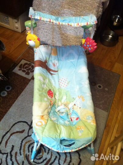 Шезлонг baby rocker стульчики прыгунки качели