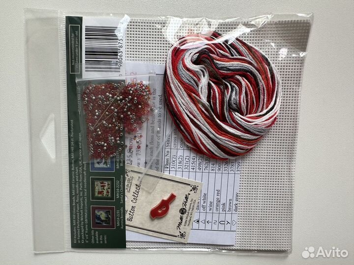 Mill hill набор для вышивания snow in love