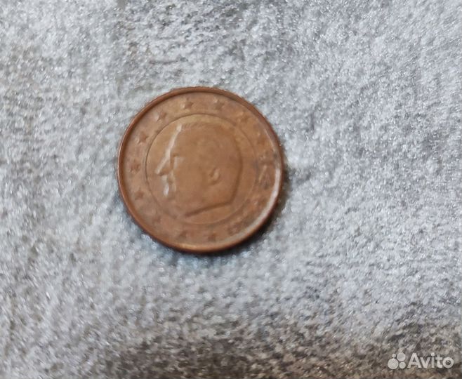 Монета 1 цент евро 1999 года