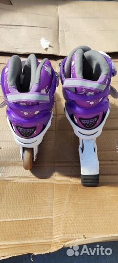 Роликовые коньки детские раздвижные