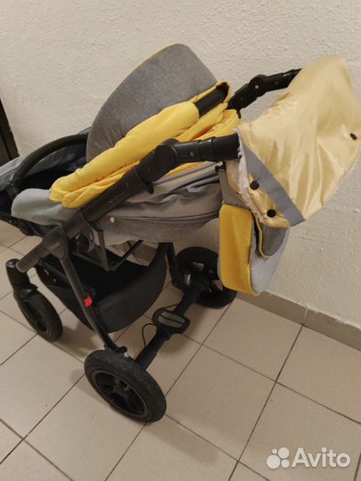 Коляска adamex 3 в 1 бу