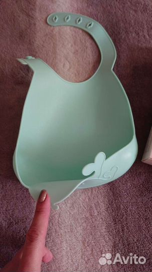 Слюнявчик силикон