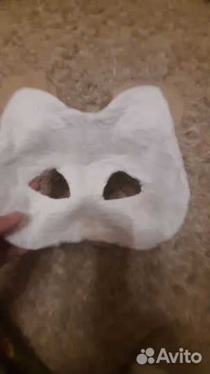 Маска для квадробики основа лиса собака волк кот