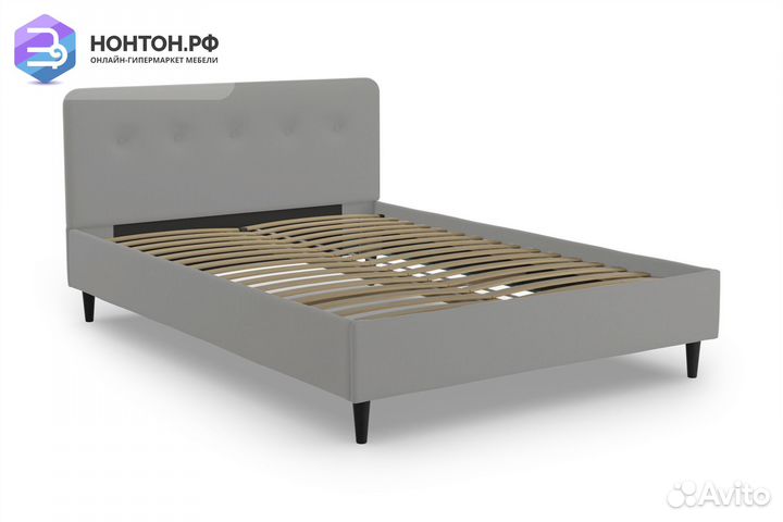 Кровать Милена серая