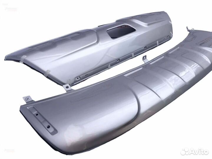 Накладки на бампера Nissan Х-Trail 32 комплект V05