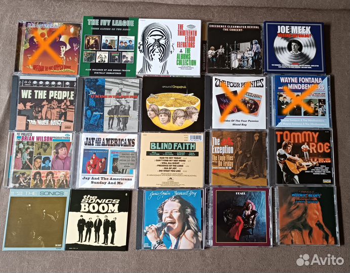 60-е: поп, рок, гараж, психоделия (CD)