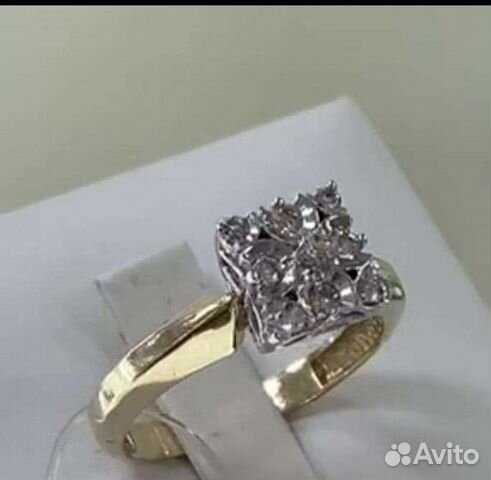 Золотое кольцо бриллиантами за 50 т р