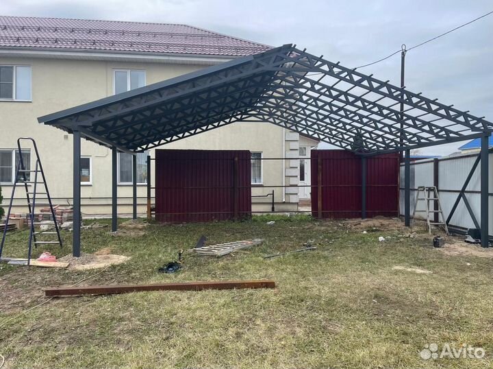 Навесы металлические
