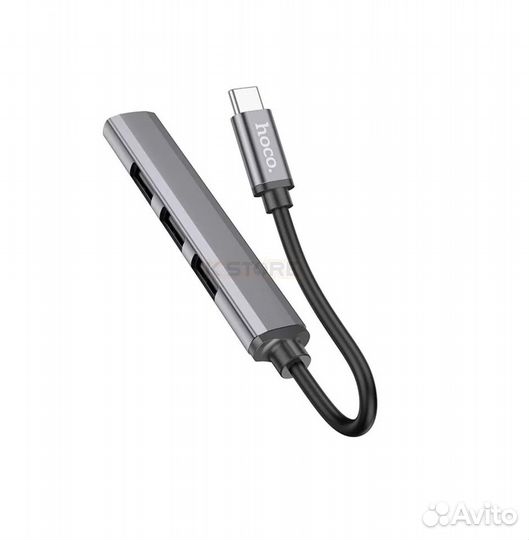 Хаб Type-C - 4 USB Hoco HB26