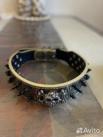 Ошейник для собак ручной работы 65 см