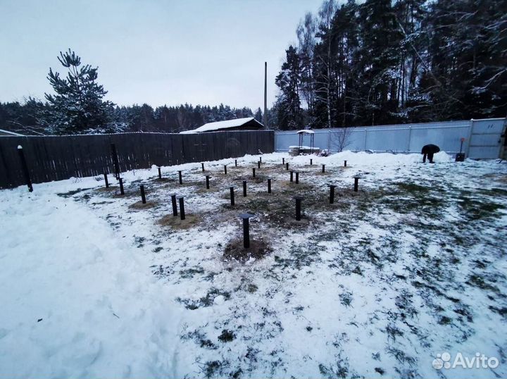 Винтовые сваи под ключ