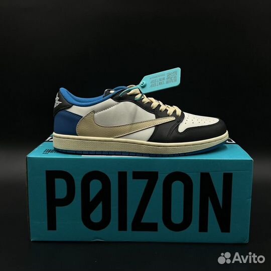 Кроссовки Nike Air jordan 1 low travis scott