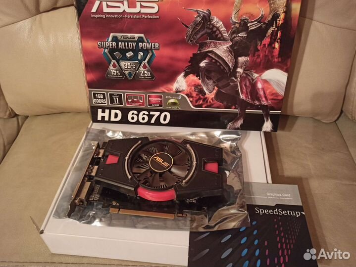 Видеокарта Asus Radeon HD 6670 1gb