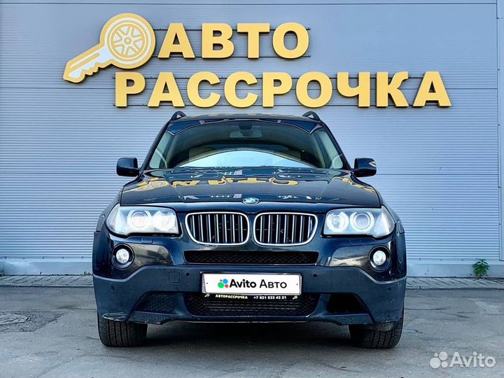 BMW X3 3.0 AT, 2007, 307 200 км