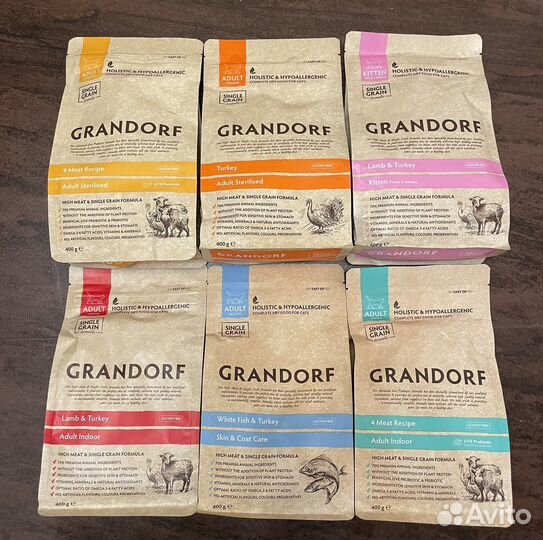 Сухой корм для кошек grandorf 400 гр