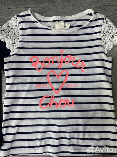 Пижама,футболка,шорты -H&M-110/116