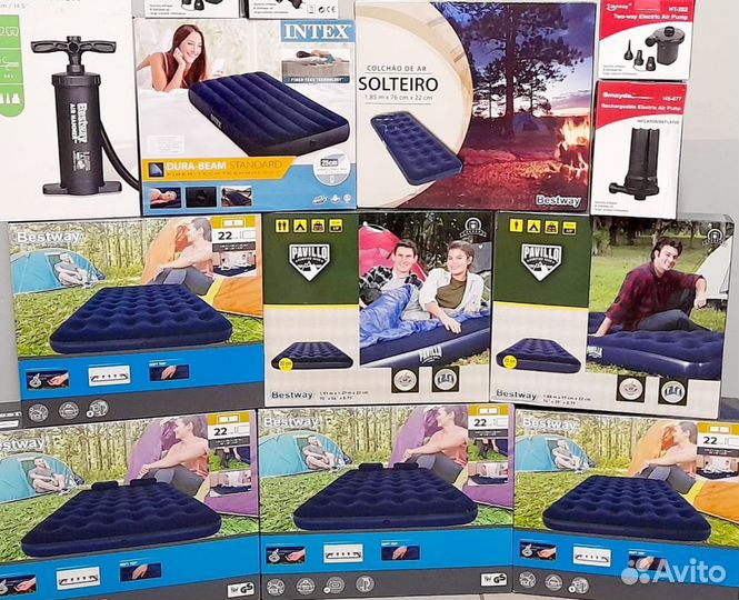 Надувной матрас новый