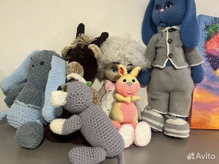 Вязаные игрушки ручной работы