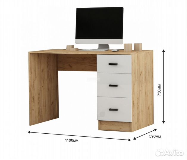 Стол новый с ящиками